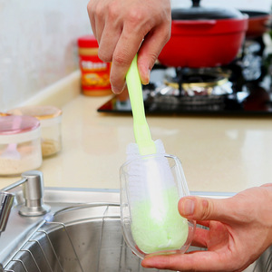 Multi-Functional Cleaning <b>Brush</b> Nylon Long Handle For Cups Pots Baby <b>Bottles</b> Thermos Flask - Product Image 2