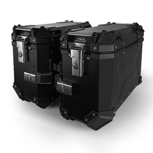 Boîtes de rangement latérales pour moto 46l F2-moto, <span class=keywords><strong>sacoches</strong></span> de selle noires pour moto - Product Image 3