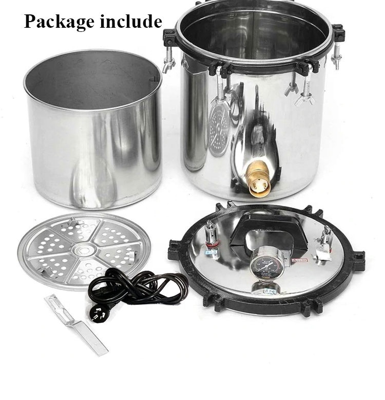 18L 128C SUS304 Portable Autoclave Table