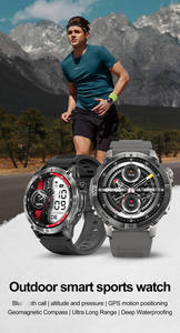 HK08 Montre connectée GPS AMOLED 1,43'' pour Hommes, Étanche IP67 3ATM, Suivi d'Activités Sportives, Appel Bluetooth, 2025, Extérieur, Intelligente - Product Image 2