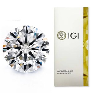 ใบรับรอง IGI ขายส่งเพชรทรงกลมเจียระไนแบบ Bright Cut เกรด DEF เพชรใสเพาะเลี้ยงในห้องปฏิบัติการสำหรับทำเครื่องประดับ - Product Image 3
