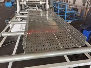 Automatische Kabeltrassen-Rollformmaschine Fliesenformmaschine Glasierte PPGI Hochproduktive Getriebe-Kernkomponenten - Product Image 4