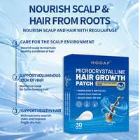 Patch capillaire microcristallin dissolvable, apport nutritif aux cuirs chevelus à base de plantes, fabricant OEM