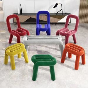 Chaise-banc modulable en <span class=keywords><strong>velours</strong></span> au design moderne, confortable pour salle à manger, salon, chambre, enfants, bureau à domicile - Product Image 3