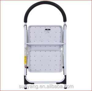 Rất khuyến khích 2 bước gấp hộ gia đình Thép bước thang 150kg rộng không trượt bàn đạp lan can cho siêu thị cầu thang - Product Image 4