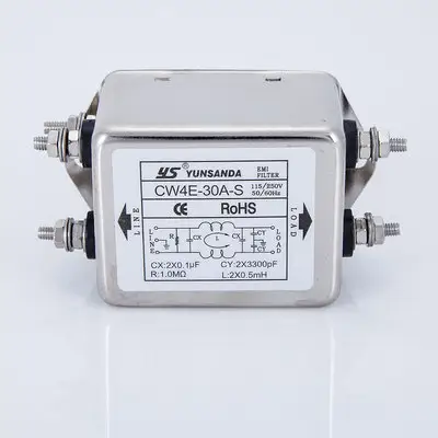 CW4E-30A-S Power purification AC single-phase servo drive filter 220v dual-stage CW4EL2