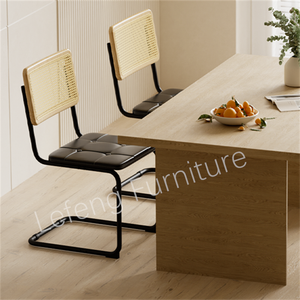 Chaise Cesca sans bras de style <span class=keywords><strong>Marcel</strong></span> Breuer du milieu du siècle dossier en bois chaises de salle à manger en rotin pour café restaurant hôtel - Product Image 6