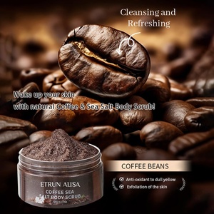 Gommage corporel au café ETRUN avec <span class=keywords><strong>sel</strong></span> marin, gommage corporel naturel au café et exfoliant corporel, aide à éliminer les peaux mortes pour une texture lisse - Product Image 3
