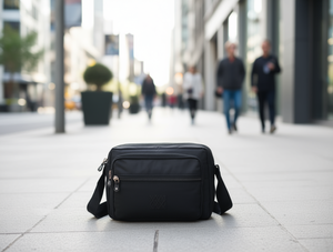 Borsa a Tracolla da Donna in Tessuto Composito con Chiusura a Zip e Cinghia Singola per Uso Quotidiano - Product Image 2
