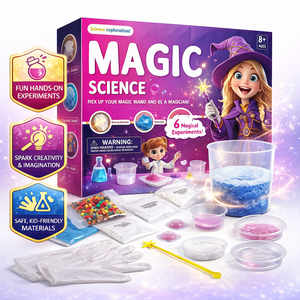 Kit de laboratoire scientifique amusant en promotion : Expériences de chimie éducatives STEM pour enfants - Product Image 1