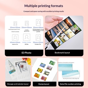 Impresora Fotográfica Inalámbrica de Sublimación de Bolsillo, Pequeña y Conveniente, para CP1500, Tamaño de Papel A6, Uso Doméstico, Ranura para Tarjeta de Memoria, Ethernet - Product Image 2