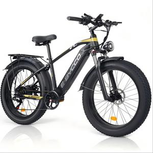 Vélo à pneus larges 1000W Ebike, directement de l'usine Ebycco, 26 pouces, 7 vitesses, VTT E9-Plus 1000W, vélo à pneus larges EBYCCO E9 Plus Ebike 48V Mo - Product Image 4