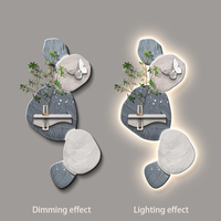 Plantes hydroponiques Art Décor Peintures Vase Cristal Porcelaine Restaurant En Trois Dimensions Lumineux LED Peinture