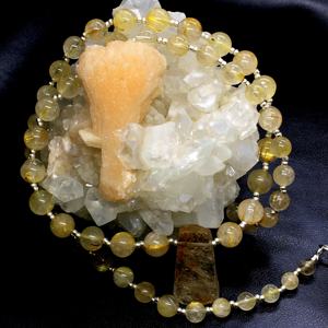 ขายส่งสร้อยคอลูกปัดทับทิมสีทองทรงกลมเรียบพร้อมโซ่เกลียวสไตล์คลาสสิกคุณภาพที่น่าทึ่งสำหรับการทำเครื่องประดับ - Product Image 6