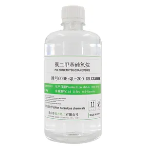 Aceite de silicona de demetil químico puro PDMS de alta pureza de alta viscosidad 12500cst con el mejor precio polidimetilsiloxano