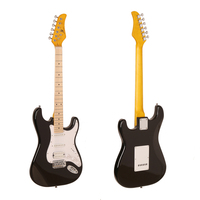 Wholesale China-Made Electric Guitar with 6 Steel Strings and Solid Body Hot Selling OEM Unique Gloss Finishing Unique Style