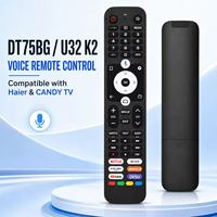 Télécommande vocale DT75BG de remplacement -U32 K2 pour téléviseurs Haier et CANDY U32R H65S9UG PRO K6 S6 DX2 M1 MX S1 S3 et autres séries universelles