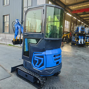 Producto caliente Euro 5 Diesel 1,2 Ton Mini Excavadora Maquinaria de tierra Empacadora compacta Agricultura Tipo sobre orugas Excavadora pequeña para la venta - Product Image 4