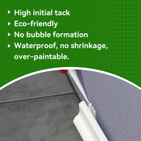 Colle multifonctionnelle imperméable à l'eau pour la construction et les tubes en aluminium.