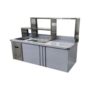 Estación de Trabajo Completa para Té de Burbujas con Refrigeración, Barra de Agua y Té con Leche para Tiendas de Té de Burbujas - Product Image 1