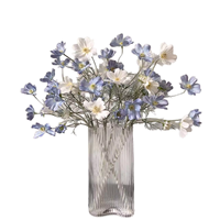 Fleur artificielle en soie Cosmos pour décoration de vase à la maison, arrangement floral rustique d'automne pour mariage, remplissage de bouquet, vente en gros