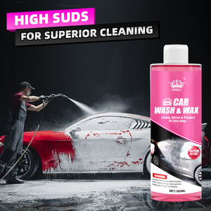 Limpiador Profesional para Exteriores de Autos de 500 ml, Jabón Concentrado para Lavado de Autos con Espuma Alta, Champú para Autos con Cera - Product Image 3