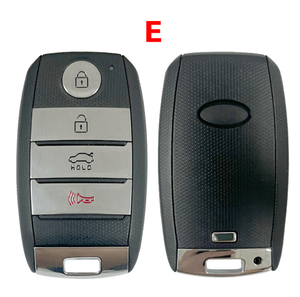 Coque de clé de voiture pour Kia Rio 3 Sportage 3/4 Ceed Sorento Optima <span class=keywords><strong>K2</strong></span>/K3/K4/K5/VVDI - Noir ABS Remplacement intelligent - Product Image 6