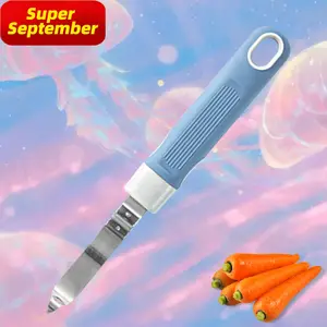 Stainless Steel Multifunctional Peeler Fruit Vegetable Peeler Carrot Peeling Knife with Kitchen Gadgets