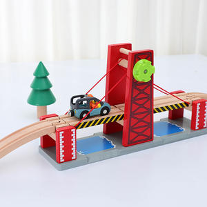 Iekool Accesorios <span class=keywords><strong>de</strong></span> Expansión para Pistas <span class=keywords><strong>de</strong></span> Madera, Serie Puente, Piezas <span class=keywords><strong>de</strong></span> <span class=keywords><strong>Pista</strong></span> a Escala 1:5, Compatibles con <span class=keywords><strong>Thomas</strong></span> Tank Engine, para Edades <span class=keywords><strong>de</strong></span> 4 a 6 Años - Product Image 3