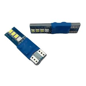 Feux LED de voiture, 8 feux de stationnement bleus, feux de voiture modifiés T10 bicolores dynamiques W5W, feux de plaque d'immatriculation - Product Image 4