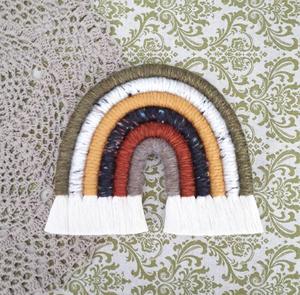 Tapiz de Pared de Macramé Arcoíris de Alta Calidad - Product Image 1
