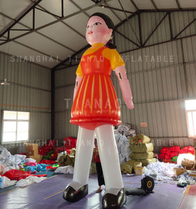 Fille <span class=keywords><strong>gonflable</strong></span> personnalisée dessin animé fille <span class=keywords><strong>gonflable</strong></span> modèle de poupée dessin animé humain <span class=keywords><strong>gonflable</strong></span> pour les décorations de fête - Product Image 4