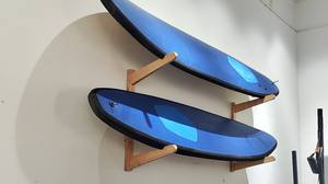 <span class=keywords><strong>Soporte</strong></span> de <span class=keywords><strong>tabla</strong></span> de <span class=keywords><strong>surf</strong></span> de <span class=keywords><strong>pared</strong></span> de madera de bambú Waterplay herramienta de <span class=keywords><strong>surf</strong></span> y accesorio - Product Image 6