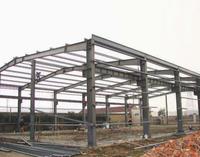 Structure en acier robuste à plusieurs étages pour bâtiment industriel, construction de squelette métallique