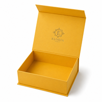 Boîte cadeau magnétique écologique avec logo personnalisé pour savon, boîte en papier rigide avec couvercle magnétique en kraft, pliable pour l'expédition