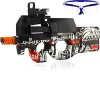 Pistola de Agua Eléctrica P90 de Juguete, Pistola de Agua Automática P90 de Juguete, Gran Venta