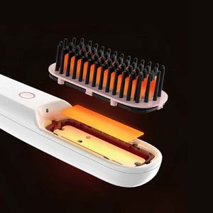 Nouvelle conception de peigne lisseur ionique sans fil portable, rechargeable par USB, mini, électrique - Product Image 4