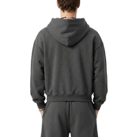 Sweat-shirt à capuche vierge OEM en gros, épais, à épaules tombantes, style athleisure pour hommes, avec logo personnalisé TKAN8170