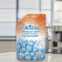 OEM 500ml, fabrication, vente directe, liquide de lavage à la mousse riche de haute qualité, détergent à lessive solide pour élimination des taches, liquide dans un sac
