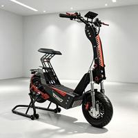 Scooter électrique tout-terrain F8 en alliage d'aluminium pliable longue portée 15000W 72V60Ah 120km/h, cadre durable, grandes roues, tout-terrain, adulte