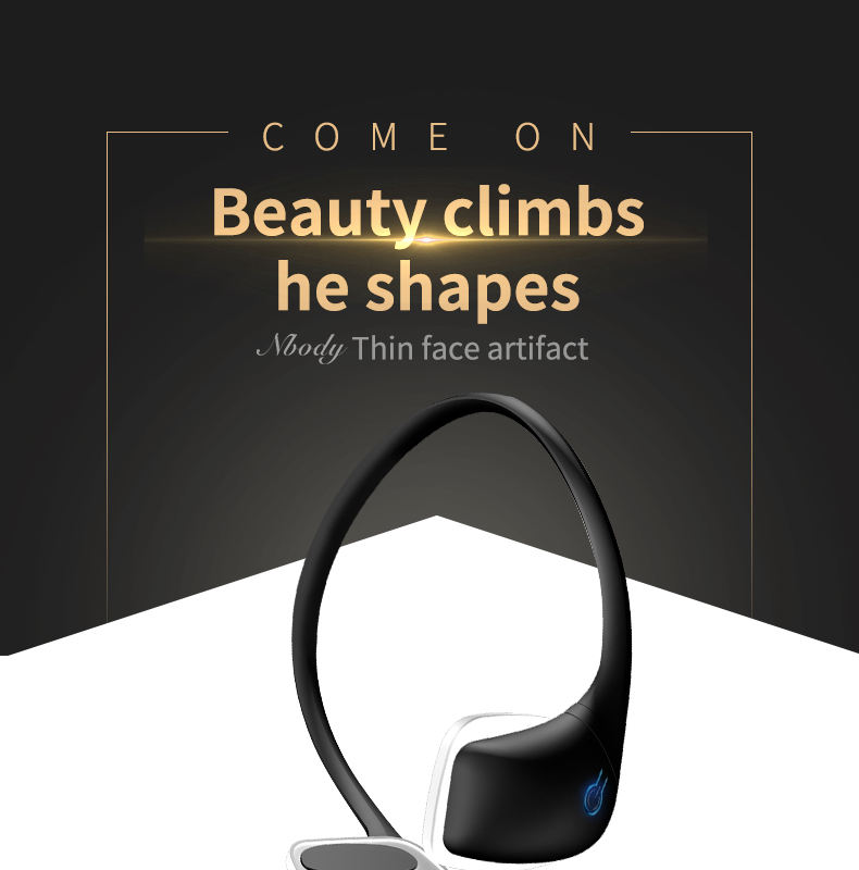 Rechargeable EMS Microcurrent Jawline Trainer Face Shaper Beauty Device for Men Women Jawline exerciser