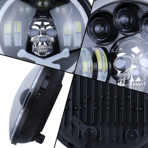 Anillo Halo Angel Eye DRL de 65 W y 12 V, Faro LED de 5.75 Pulgadas y 8000 Lúmenes, Súper Brillante, Ajuste Universal para Automóviles, Motocicletas y Jeeps - Product Image 4