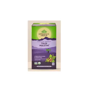 Herbal Mulethi <b>Tea</b> | Stress Relief & Soothing <b>Tulsi</b> <b>Tea</b> Supplement | Made in India for Worldwide Export - Product Image 1