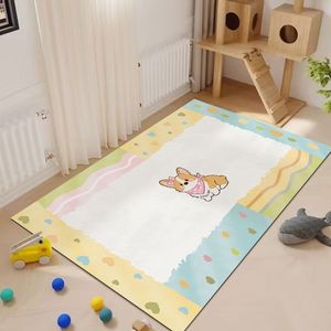 Cute PVC Pet <b>Mat</b> Rectangle Waterproof Wipe Clean Cartoon Animals For Dogs <b>Cats</b> - Product Image 3