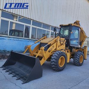Ltmg 2 tấn 2.5 tấn 3 tấn 4WD bánh xe kết thúc trước loader máy xúc 2.5 t 3 t Máy kéo backhoe loader với tập tin đính kèm - Product Image 2
