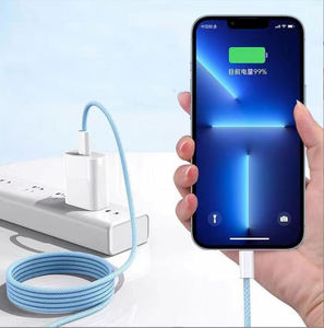 Cavo Dati USB-C da 1m 60W per <span class=keywords><strong>iPhone</strong></span> 15 16 17 Pro Plus MAX, Cavo di Ricarica Rapida USB-C a Tipo C in Nylon Intrecciato - Product Image 4
