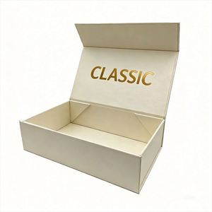 Luxury Rigid Cardboard Magnetic Folding <b>Box</b> | New Custom <b>Large</b> Logo Design Foldable <b>Gift</b> <b>Box</b> - Product Image 2