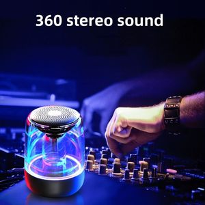 ลำโพงบลูทูธไร้สายแบบพกพาขนาดเล็กพกพา C7ไร้สาย TWS คริสตัลเคลือบเจ็ดสีไฟสร้างบรรยากาศด้วยแบตเตอรี่สำหรับงานปาร์ตี้ที่บ้านคอมพิวเตอร์ - Product Image 5