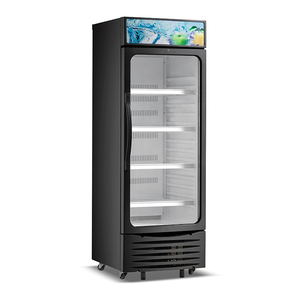 Chất Lượng Cao Tủ Lạnh Dọc Thẳng Đứng Nhỏ Gọn Tủ Lạnh Showcase Cửa Kính Thông Minh Đồ Uống Mát Hiển Thị Cho Bia Và Đồ Uống - Product Image 4