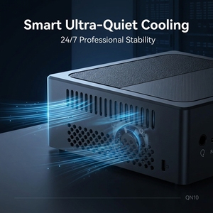 Mini PC NUC polyvalent Alder Lake CPU UHD Graphics 2*RJ45 1*HD 2.0 1*DP 2*USB 3.0 2*USB2.0 12V QN10 - N95 1. Processeur flexible C - Product Image 6